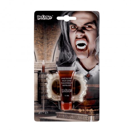 Set Vampire (Teeth & Fake Blood 11 Ml)