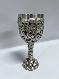  Skull Skeleton & Bones Goblet Wine Glass in Kuwait