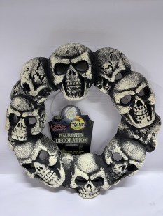  Skull Wreath Wiht Multicolored Lights in Sideeq