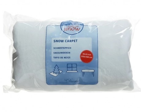 Snow carpet polyester