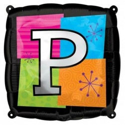 Buy Square Letter P Foil Balloon in Kuwait