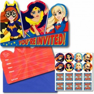  Super Hero Girls Invitation Accessories in Daiya