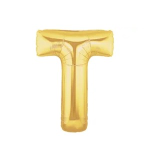 T Letter Balloon