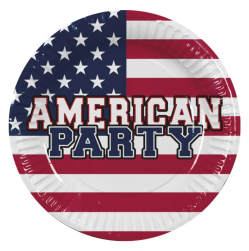 Buy Usa Round Plate in Kuwait