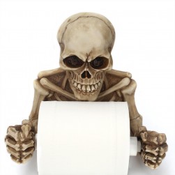 Buy Wall-mounted Skull Paper Roll Holder in Kuwait