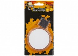 Buy White Face Cream Palette And Sponge  in Kuwait