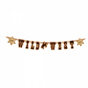  Wild West Letter Banner 110 Cm Costumes in Sulaibikhat