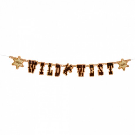 Wild West Letter Banner 110 cm