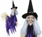 WITCH WITH BROOM 60 CMS.