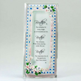 Buy You Are Best Brother Glass Quotation in Kuwait