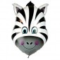 Zebra Animal Large Helium Balloons