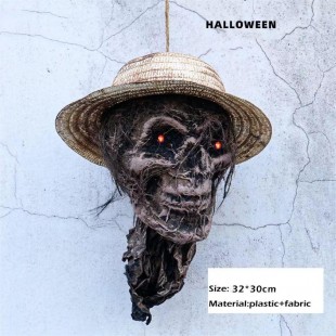 Zombie Head With Straw Hat in Abu Hasaniya